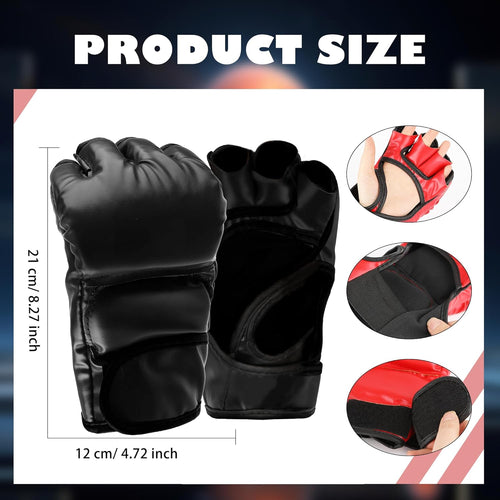 3 pares de guantes de boxeo para adultos, guantes de kickboxing, si...