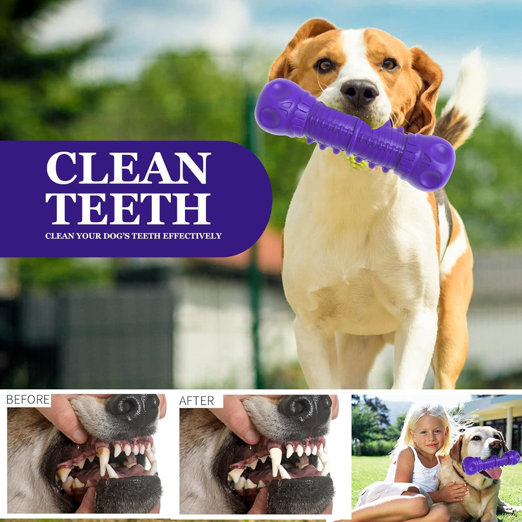 ZIKATON Juguetes chirriantes para perros masticadores agresivos, ju...