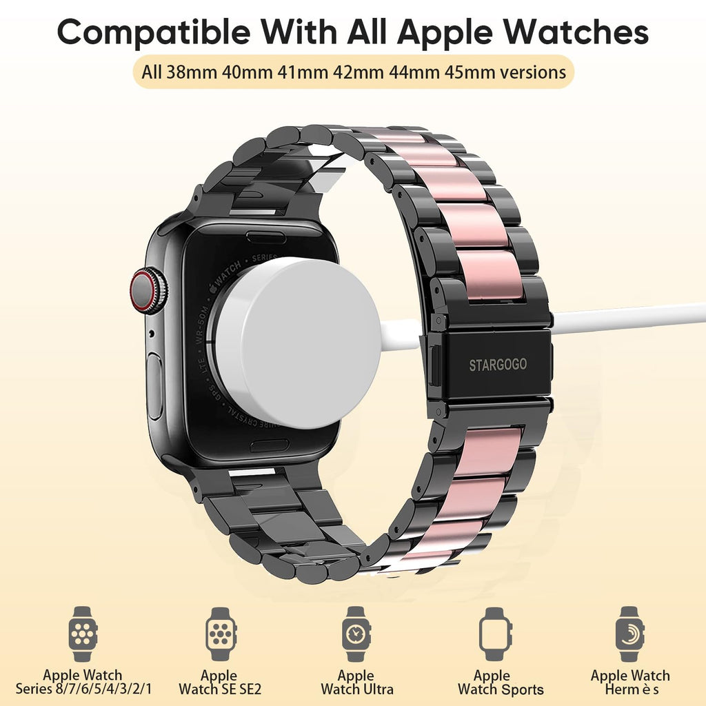 Cargador de Apple Watch mejorado, cable de carga magnético inalámbr...
