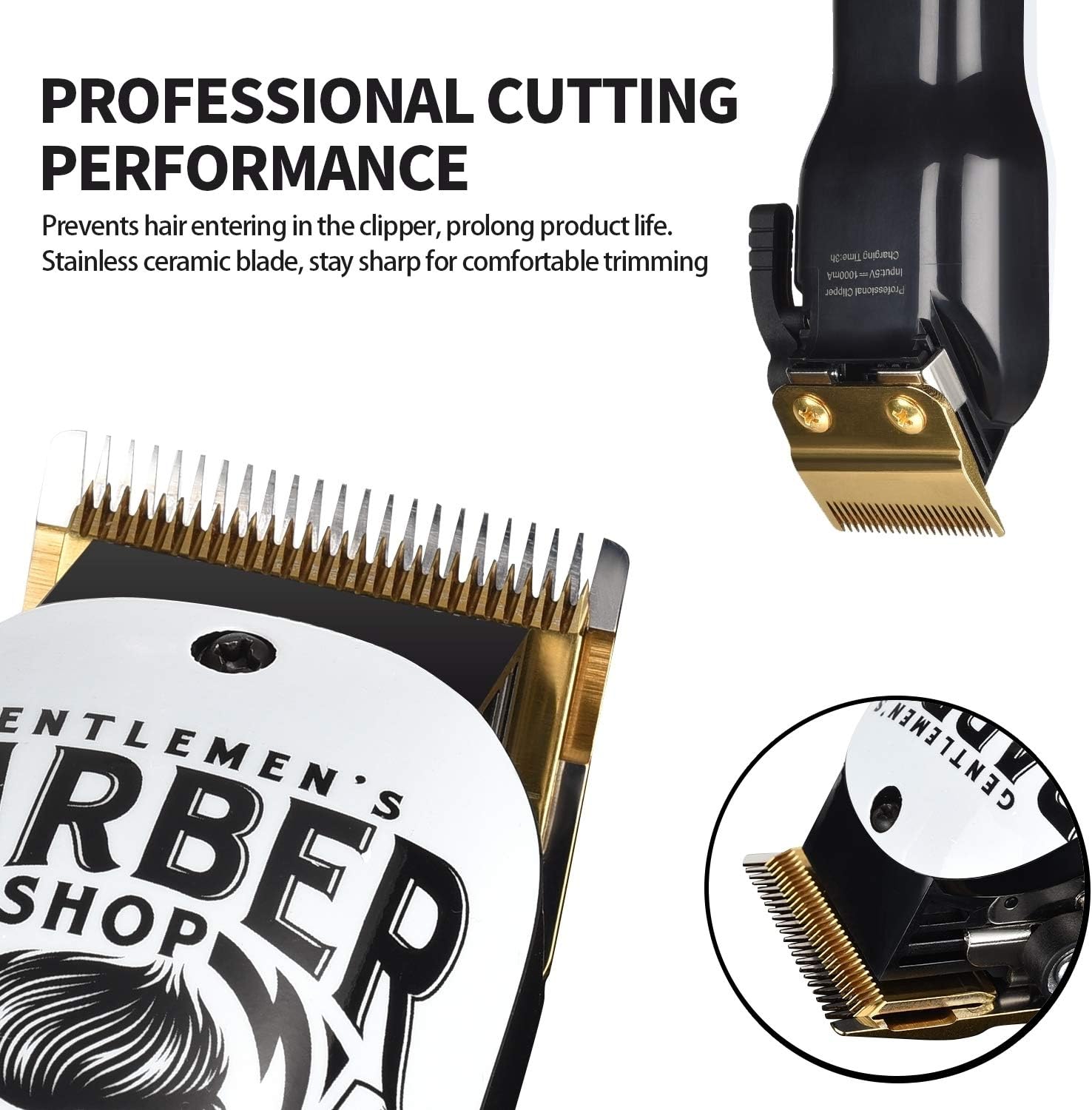 BESTBOMG® Cortapelos Profesional Actualizado Inalámbrico Kit de Cor...