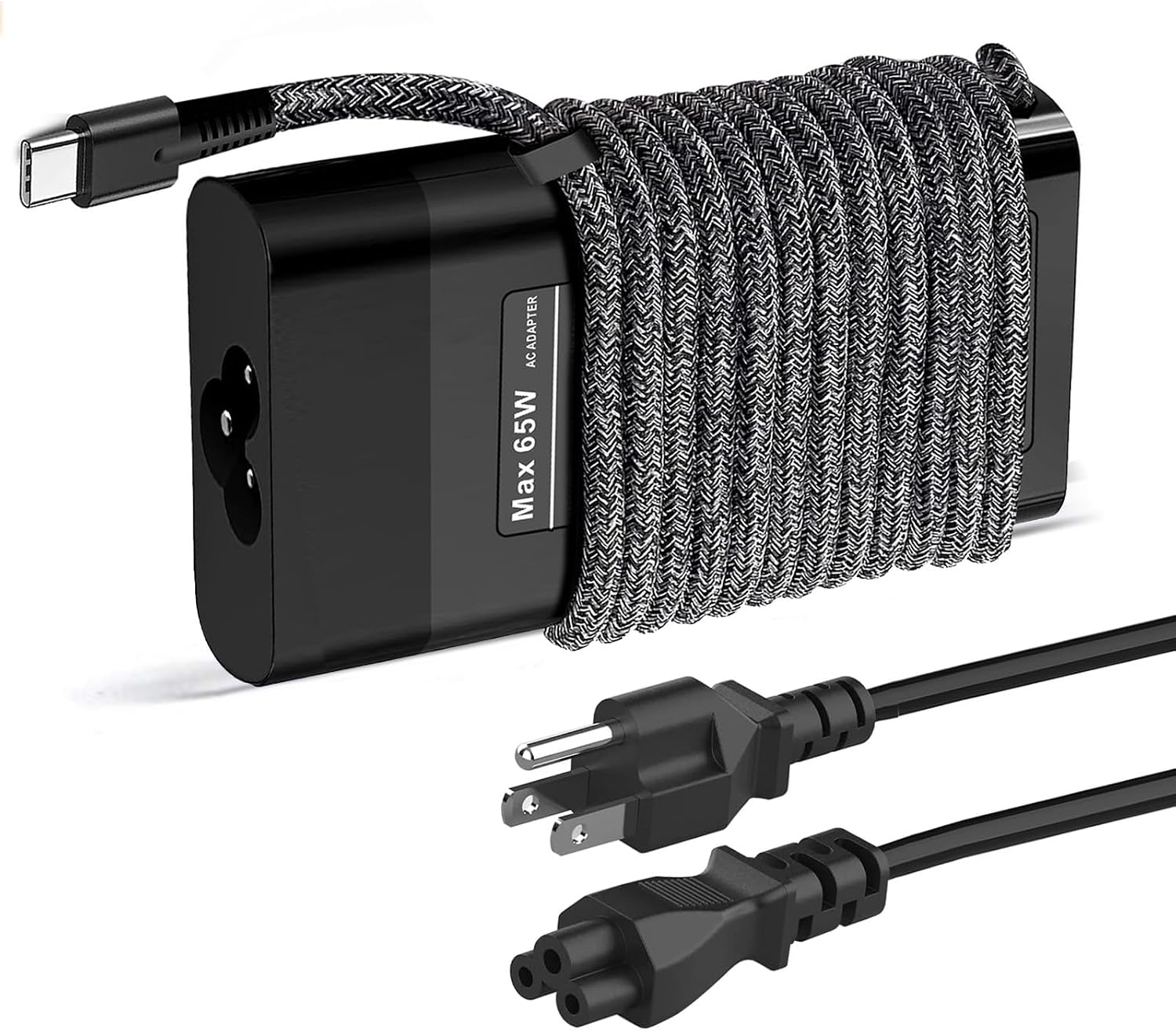 Cargador delgado para portátil HP 65W USB C, repuesto para HP Envy...