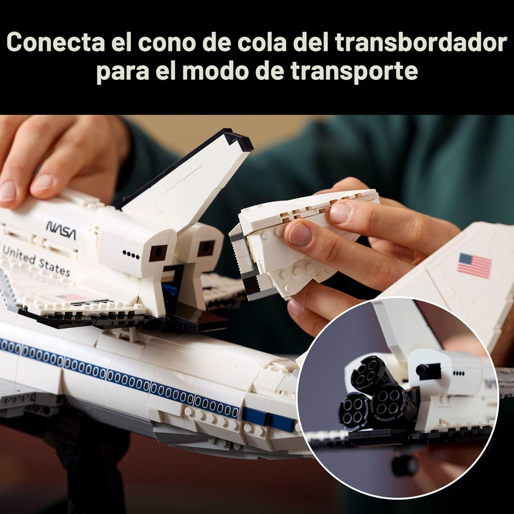 LEGO Icons Shuttle Carrier Aircraft - Juego de construcción de avio...