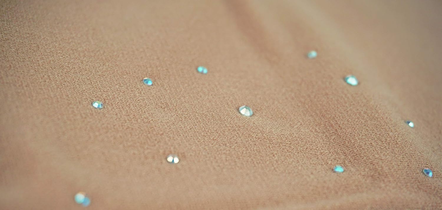 DANCEYOU Mallas de patinaje sobre hielo con cristales para niños y...