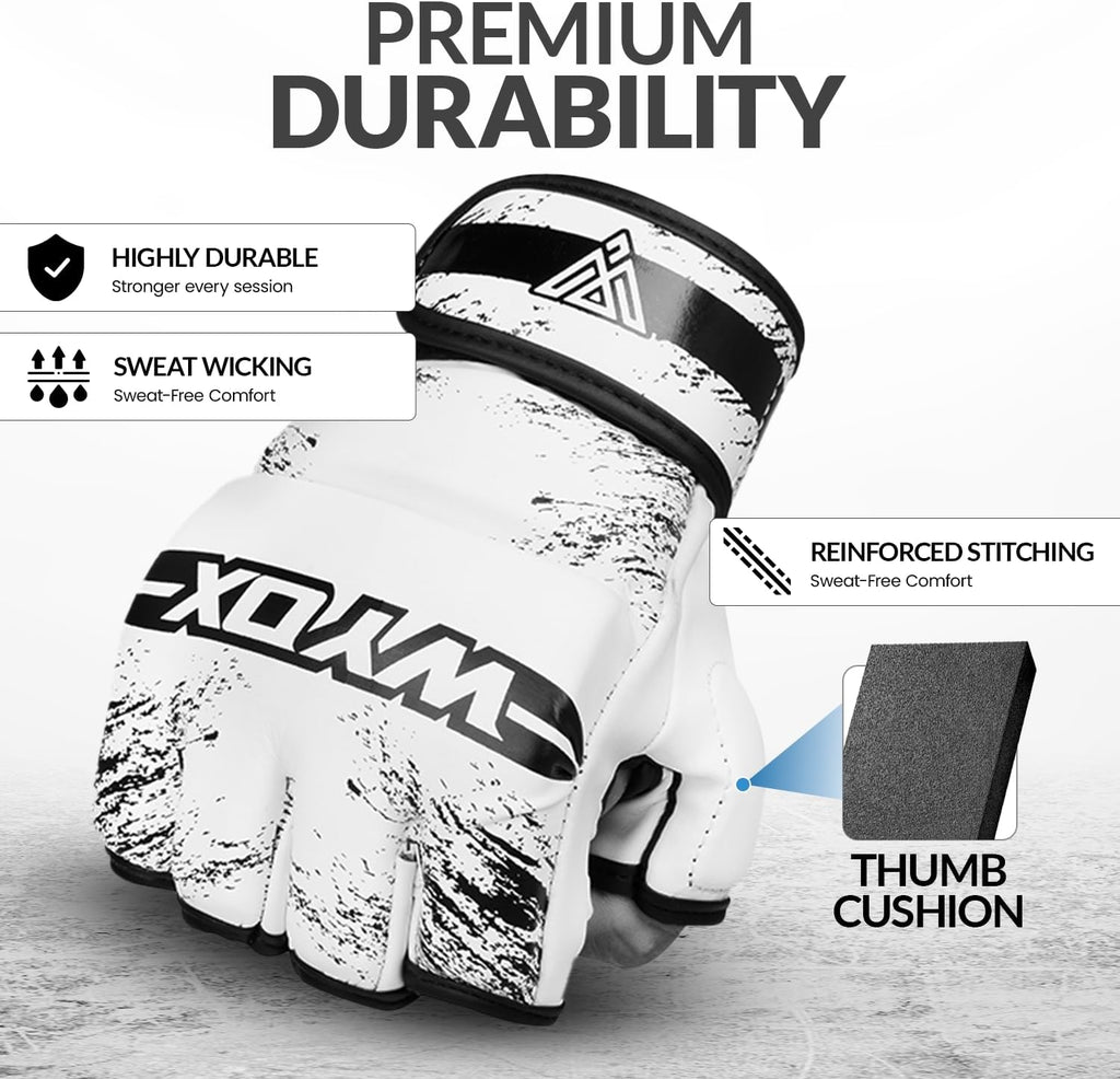 WYOX Guantes MMA para hombres y mujeres \u2013 Guantes de boxeo de...