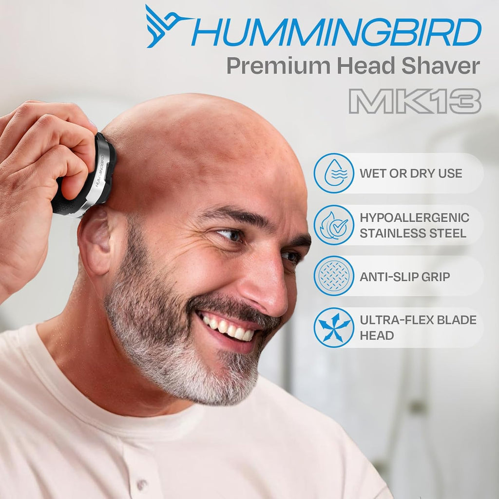 HUMMINGBIRD MK13 - Afeitadora de cabeza de alta calidad, afeitadora...