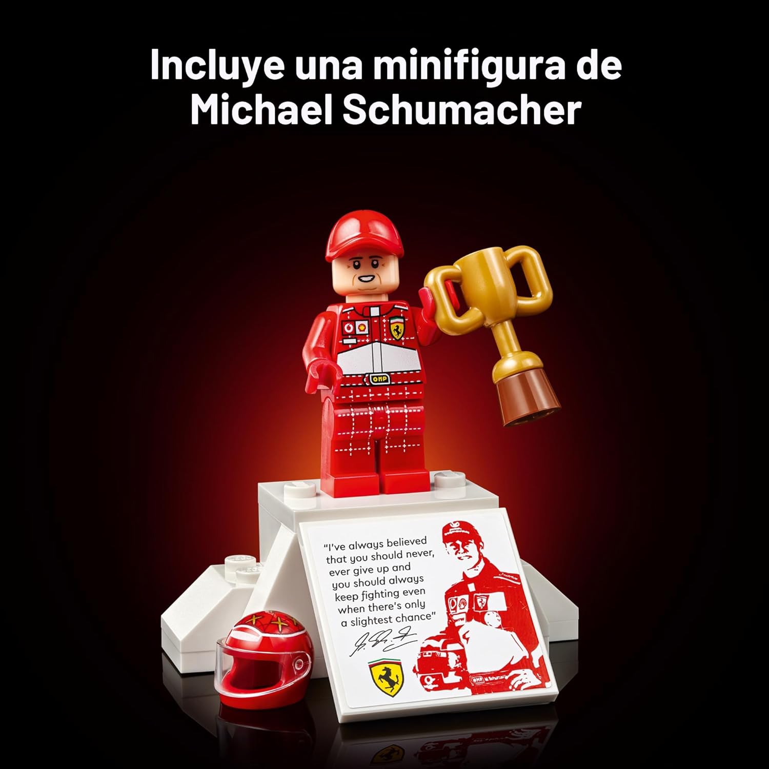 LEGO Icons Ferrari F2004 &amp; Michael Schumacher - Juego de constr...