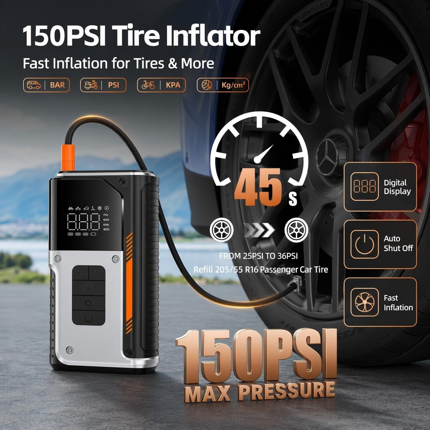 [2026NEW] Arrancador de batería portátil para automóvil de pico 500...