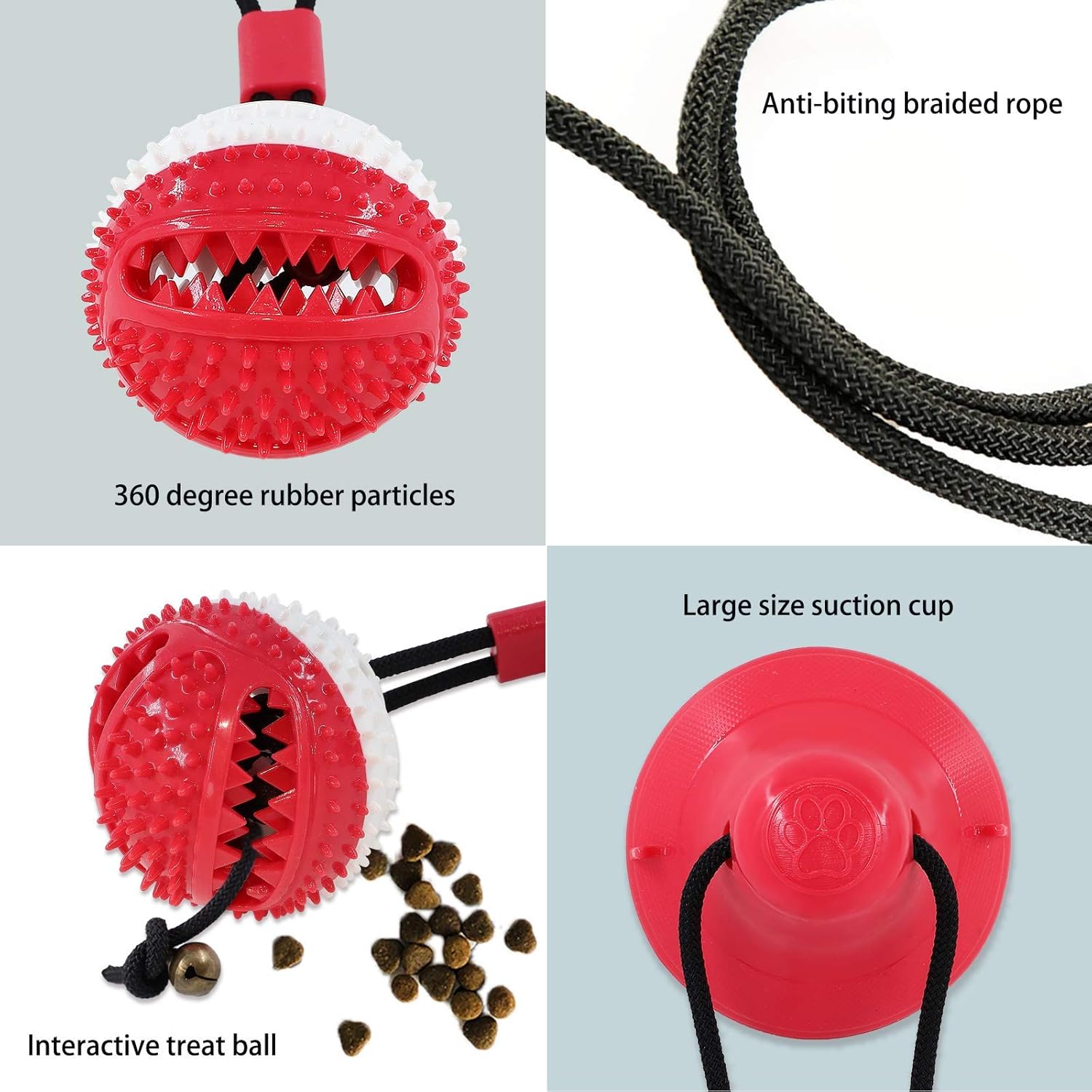 Askhald Juguetes para perros, juguetes masticables para perros para...