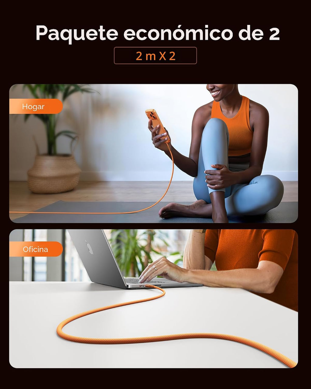 INIU Cable USB C a USB C, cable de carga rápida de 240 W, cable de...