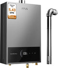 APUS Calentador de agua sin tanque de gas natural, 120,000 BTU, 5.4...