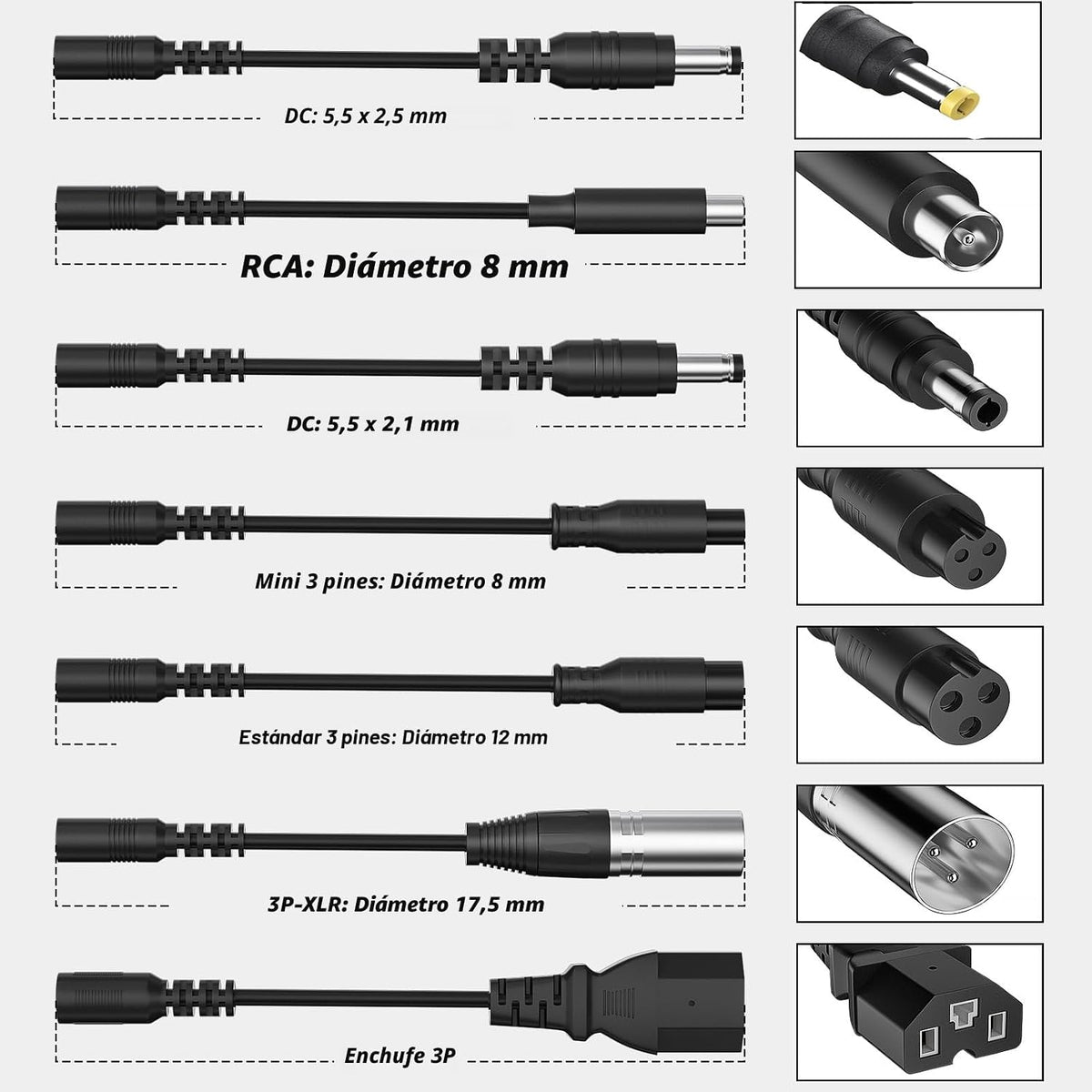 Cargador de batería de litio de 36V, cargador de 42V 2A para patine...