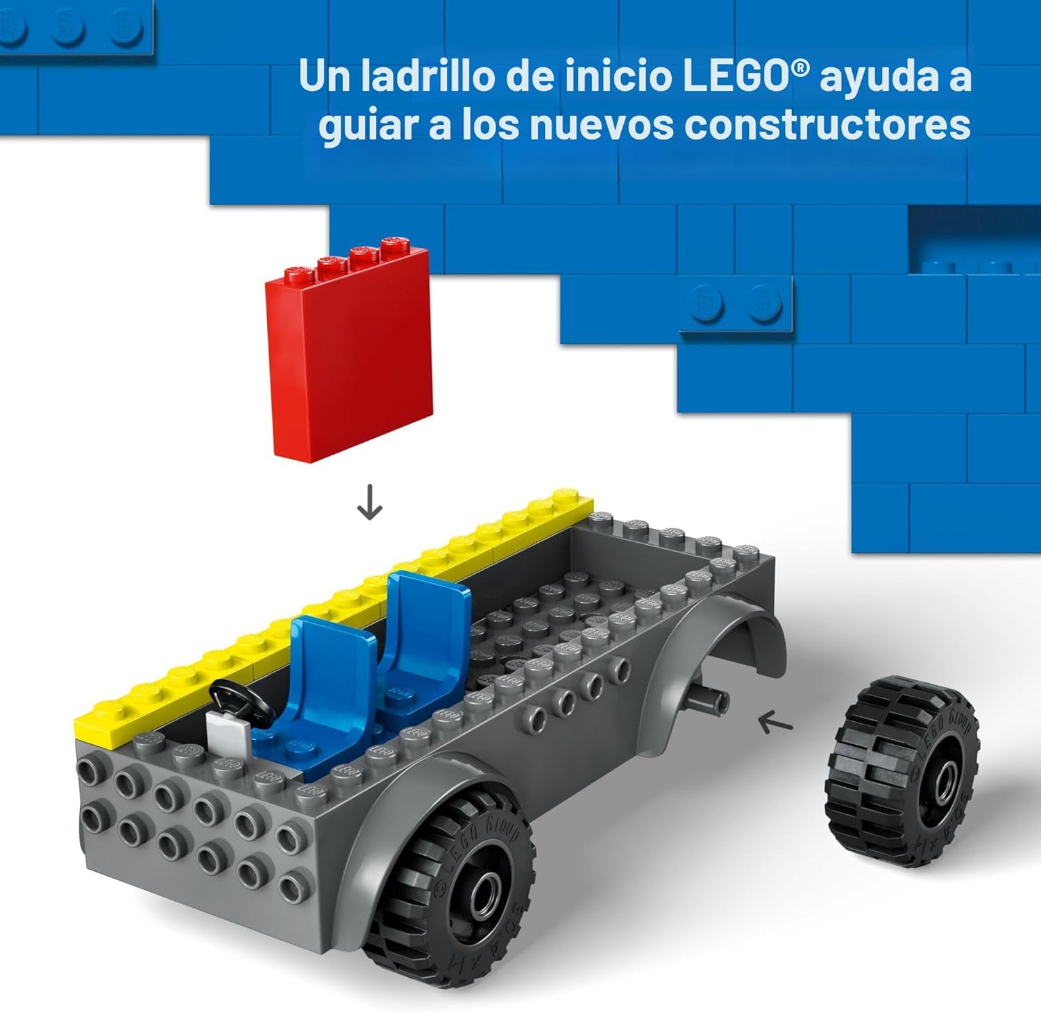 Camión de Bomberos con Escalera de LEGO City - Juguetes de Camiones...