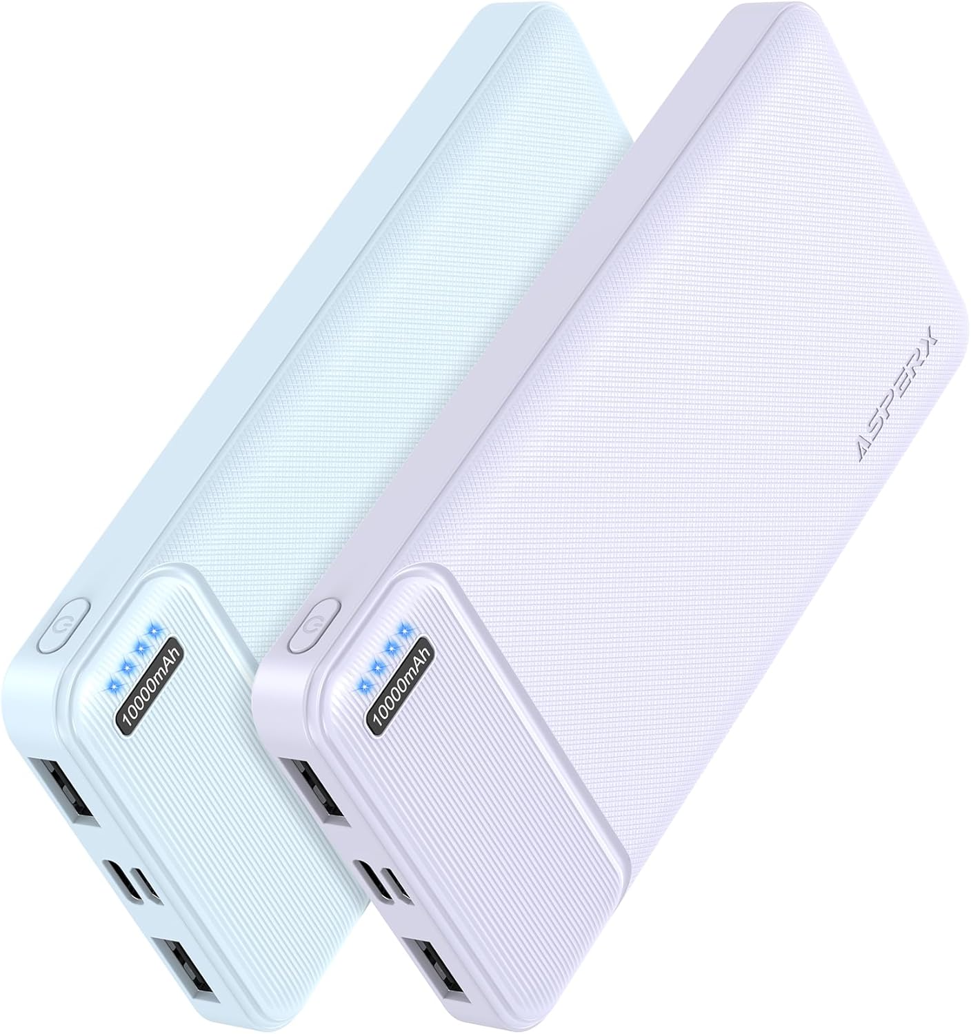 AsperX Cargador portátil de salida USB C de 10000 mAh, carga rápida...
