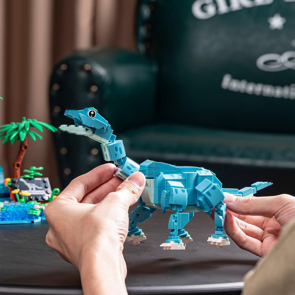 Conjunto de Bloques de Construcción Mundo Dinosaurio de Tío Ladrill...