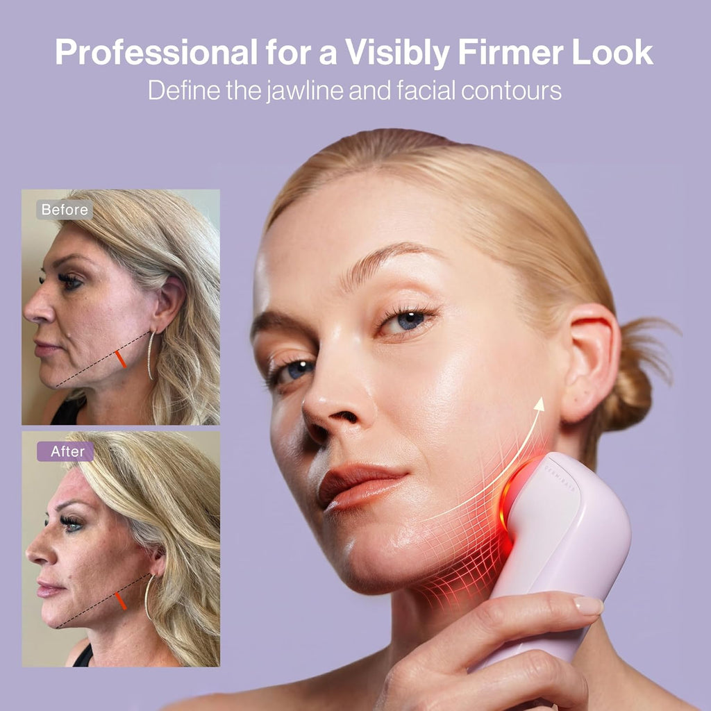DermRays Dispositivo de microcorriente Multi-RF con luz roja de 650...