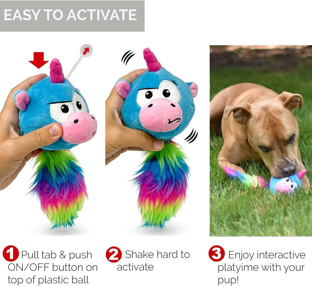 Hyper Pet Doggie Pal Unicorn Juguetes de peluche interactivos para...