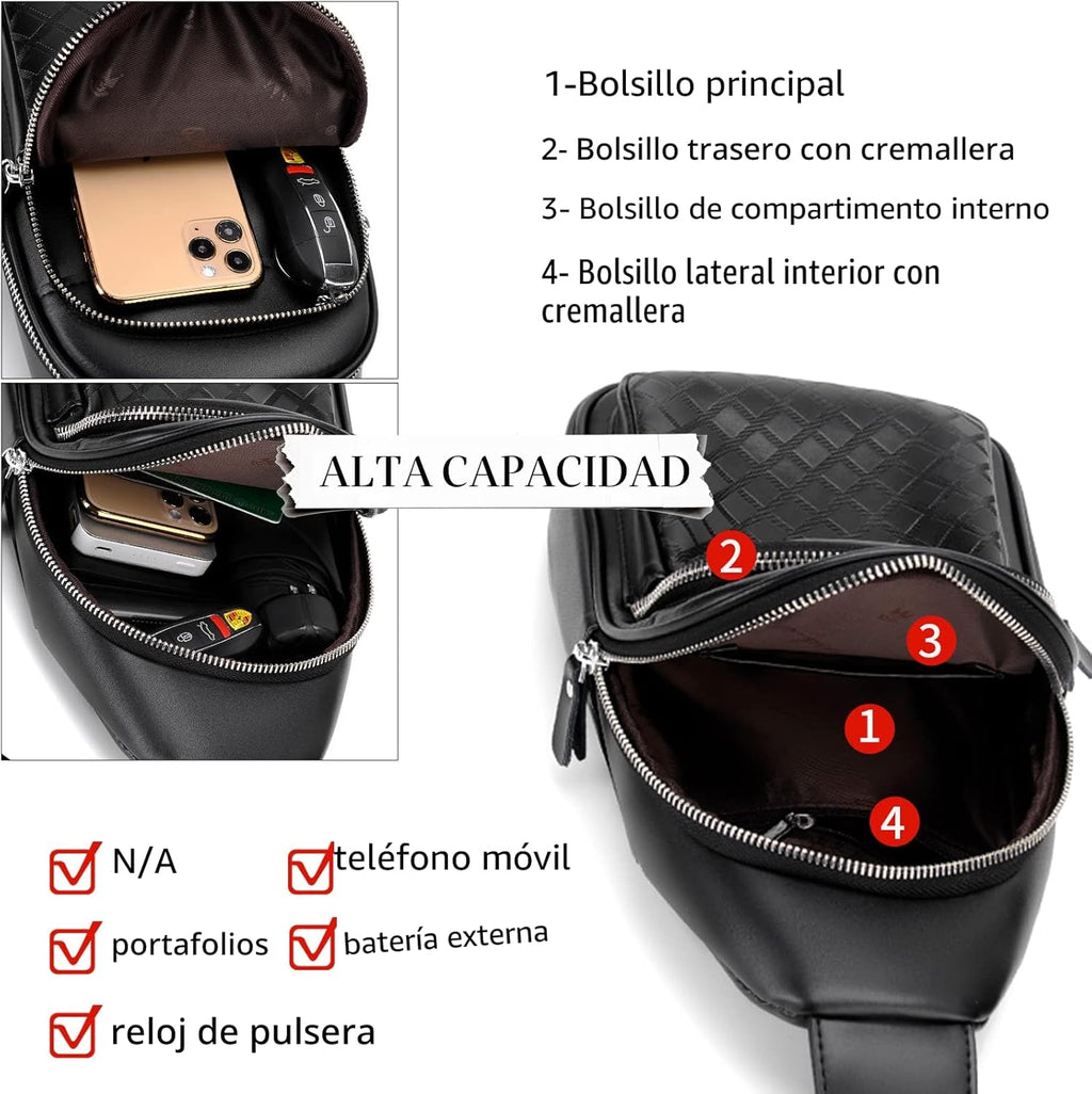 FSD.WG sling Backpack for Men Chest Bag Crossbody Shoulder Bags Tra...