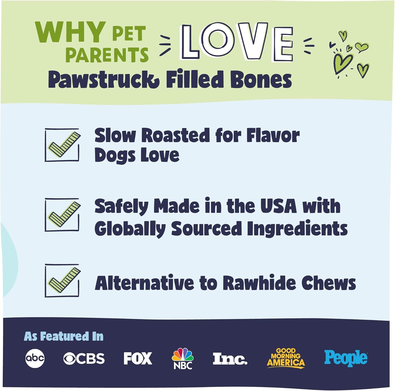 Pawstruck Paquete variado de huesos de perro rellenos grandes de 5...