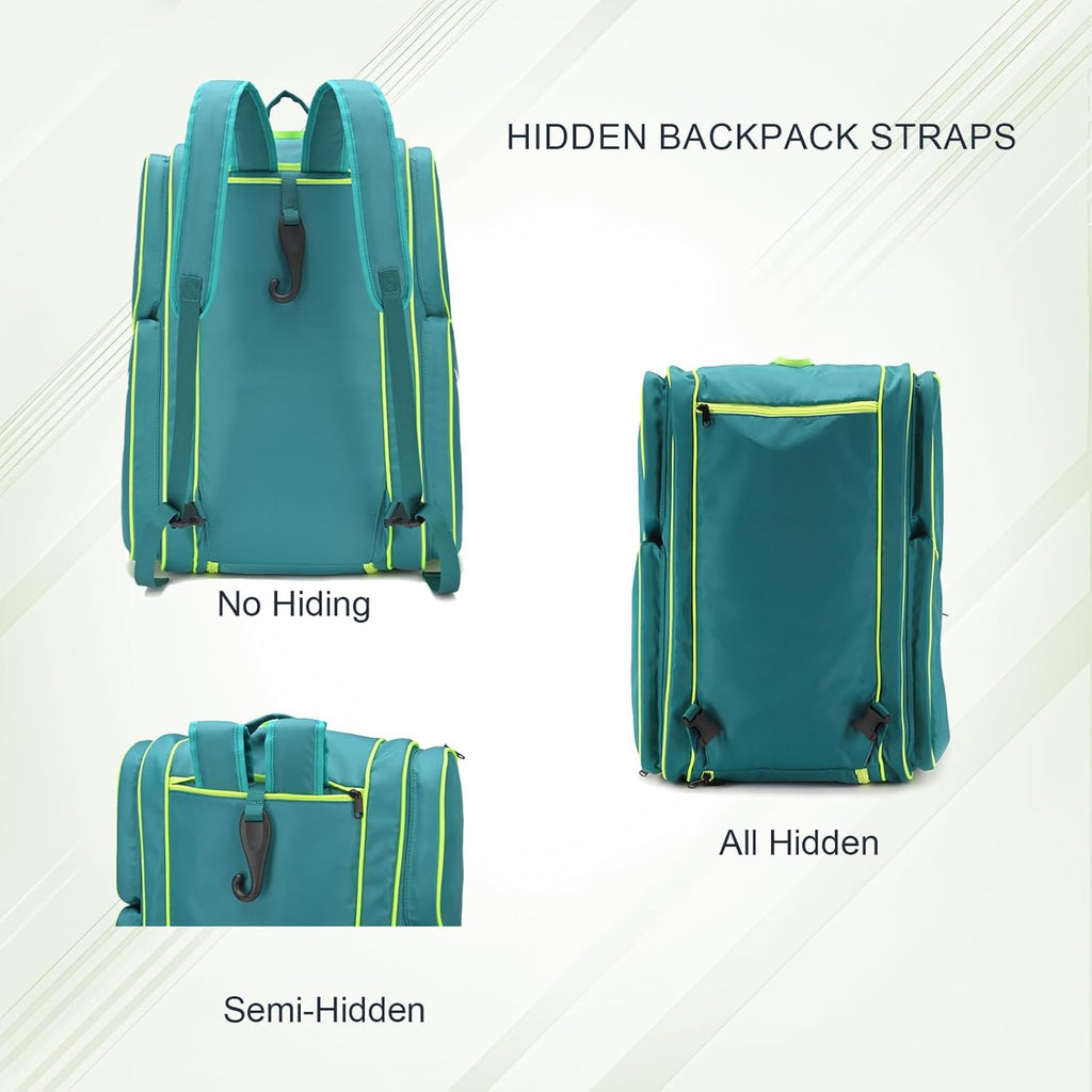 TILDOSAC Bolsa de pickleball \u2013 Bolsa grande de paleta para 4 p...