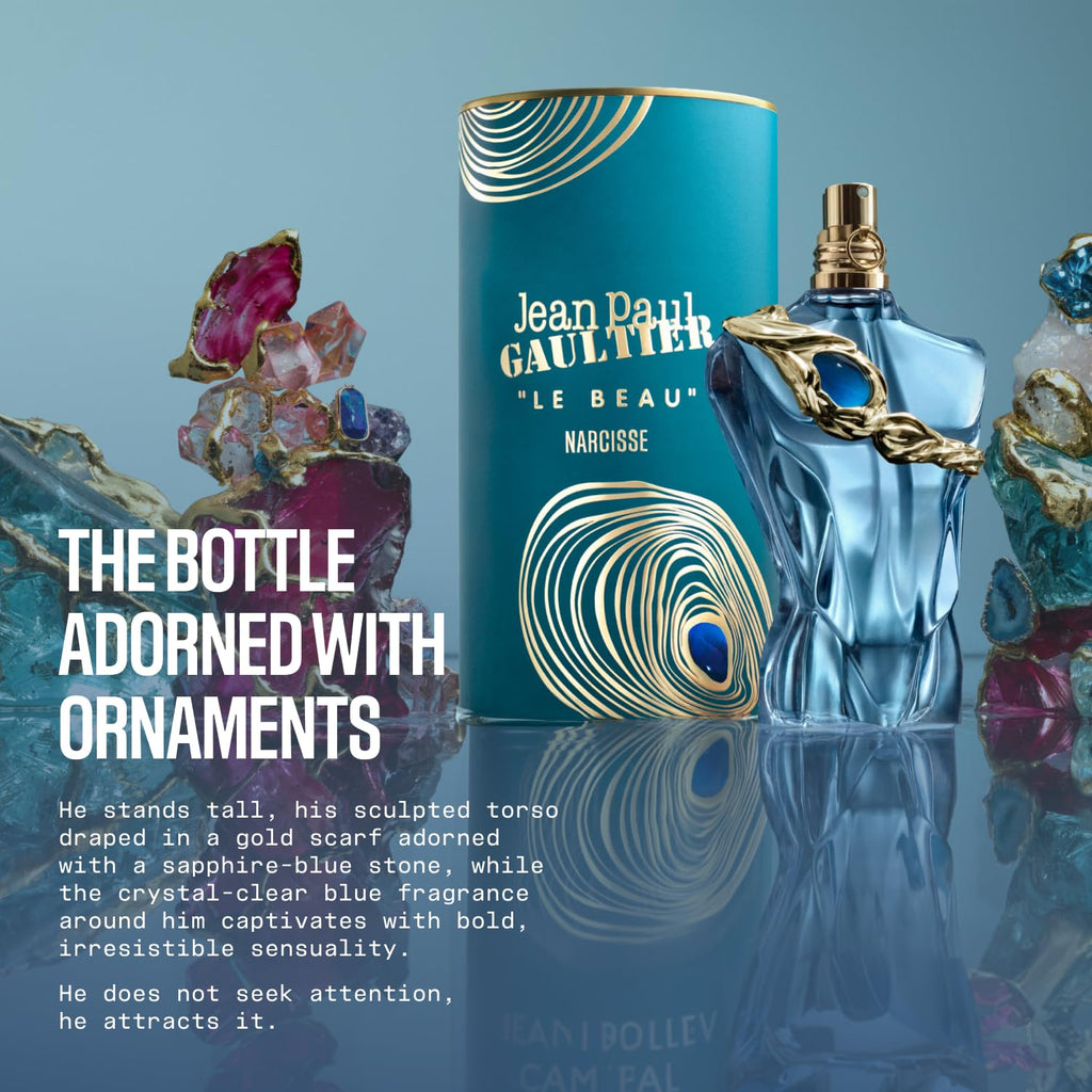 Jean Paul Gaultier Le Beau Narcisse Eau de Parfum para hombre, colo...
