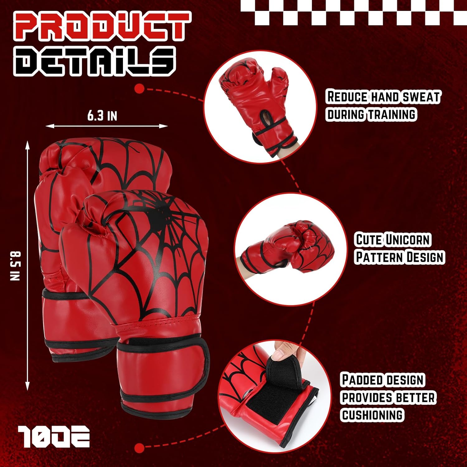 Arrowbash Juego de 2 protectores de cabeza y guantes de boxeo para...