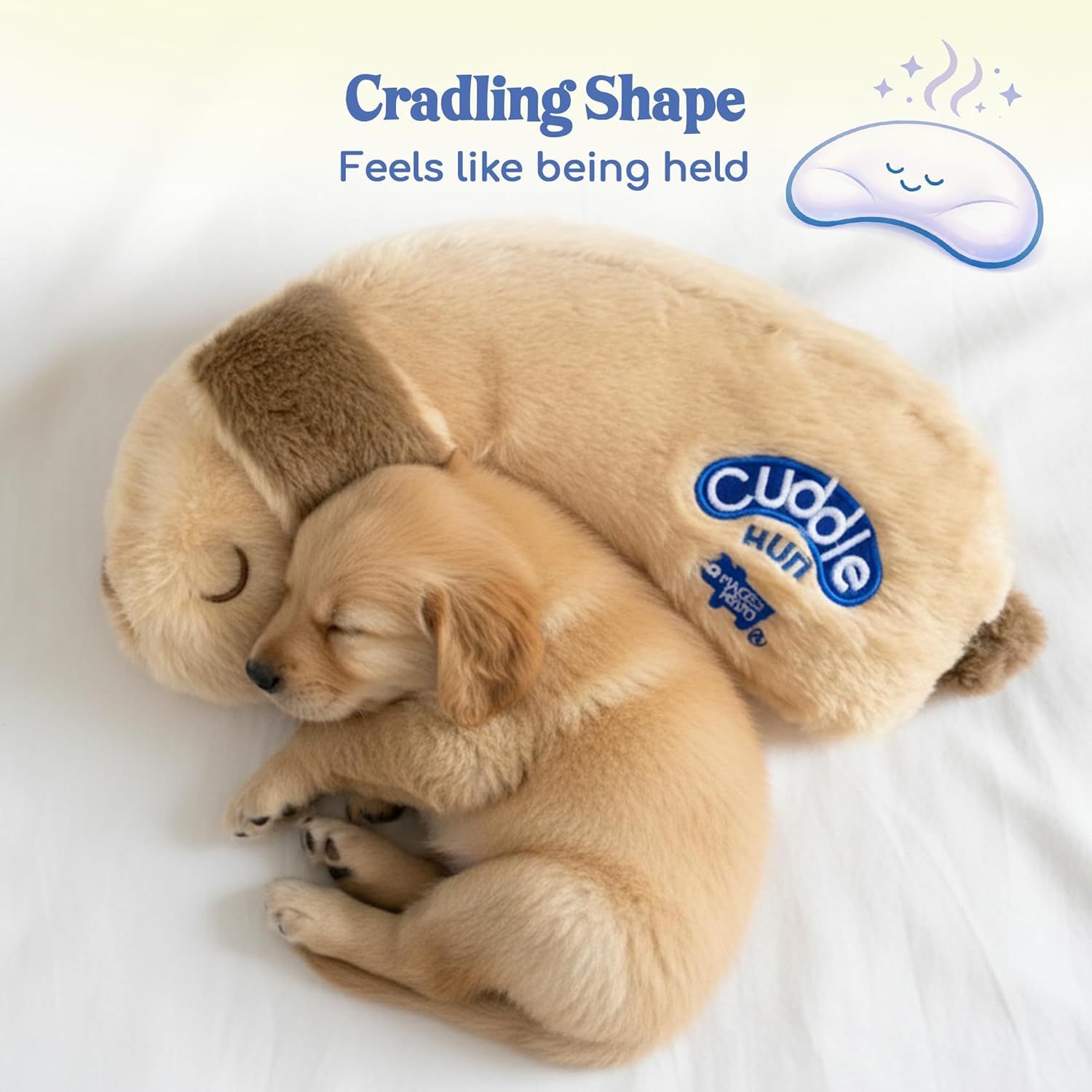 Race&amp;Herd CuddleBun - Juguete para cachorros con latido del cor...