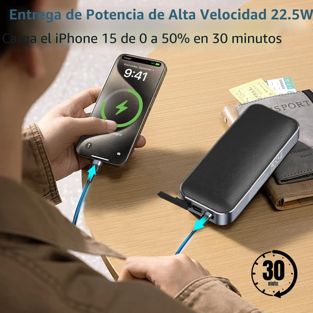 Altavoz Bluetooth AFK con Cargador Portátil, Altavoz Inalámbrico co...