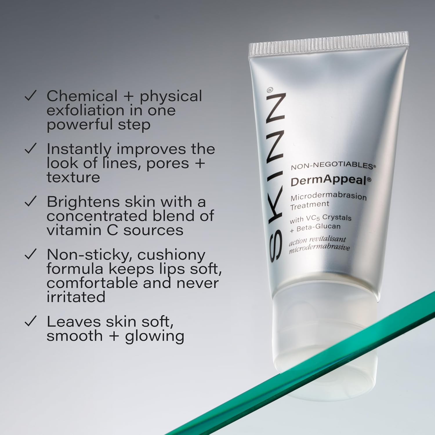 SKINN DermAppeal - Exfoliante facial de microdermoabrasión de nivel...