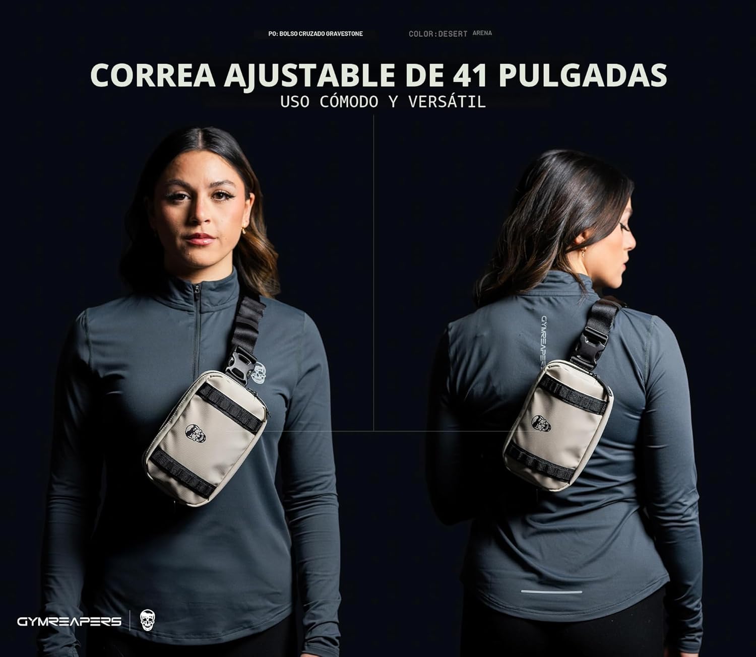 Gymreapers Bolsos Cruzados Pequeños de Viaje para Hombres y Mujeres...