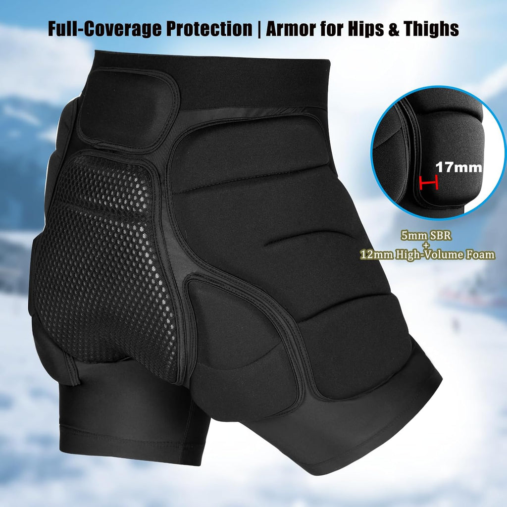 Almohadillas protectoras 3D de EVA para cadera y glúteos, pantalone...