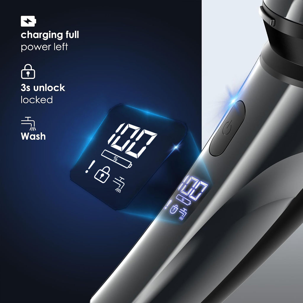 ABGAB Afeitadora eléctrica recargable para hombres, maquinilla de a...