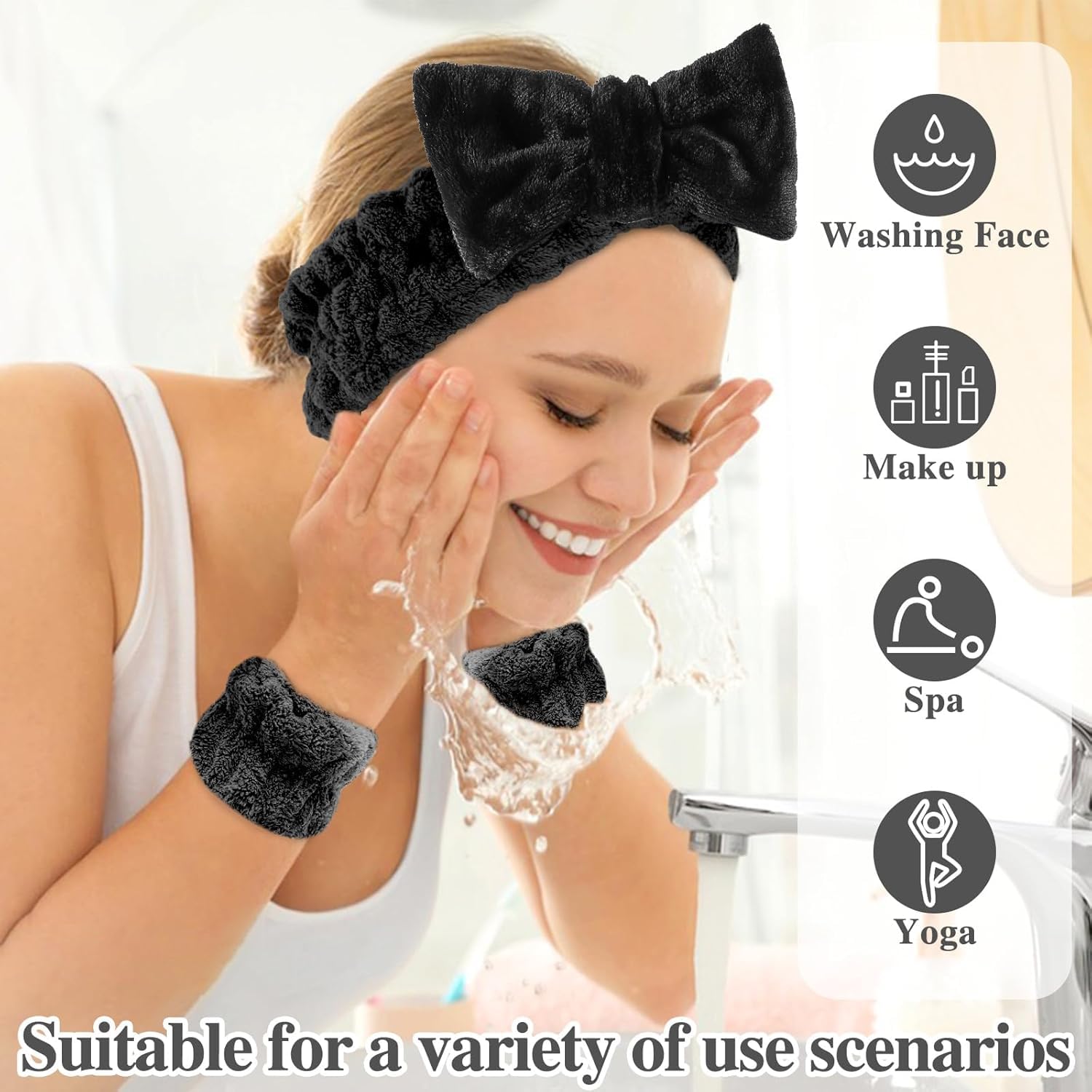 HGHDBT Juego de 65 brochas de maquillaje negro, kit de maquillaje p...