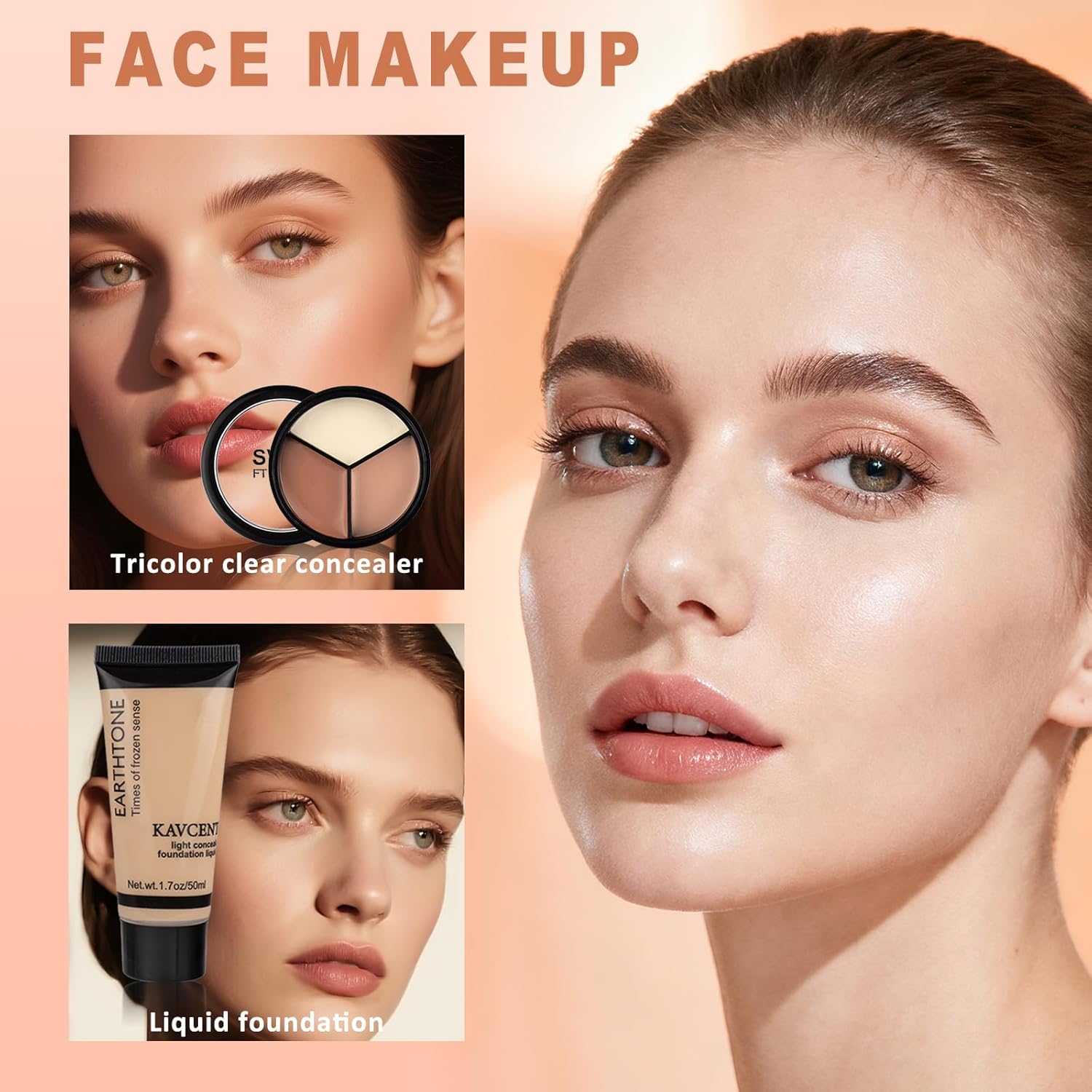 Juego de maquillaje para adolescentes, kit completo de maquillaje p...