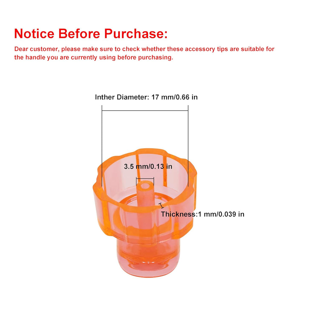 Tapón de plástico Beaty Máquina Recambios Agua Peeling Tips 8pcs po...