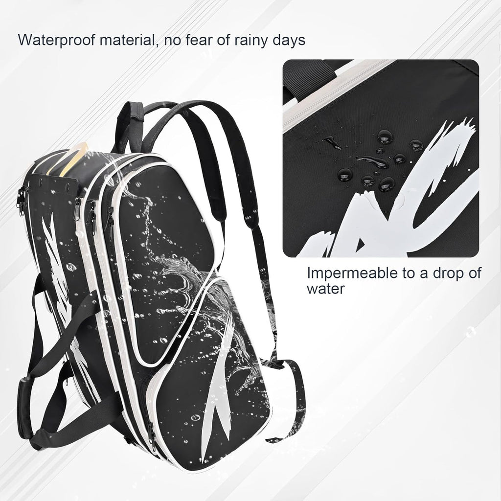 TILDOSAC Bolsa de pickleball \u2013 Bolsa grande de paleta para 4 p...