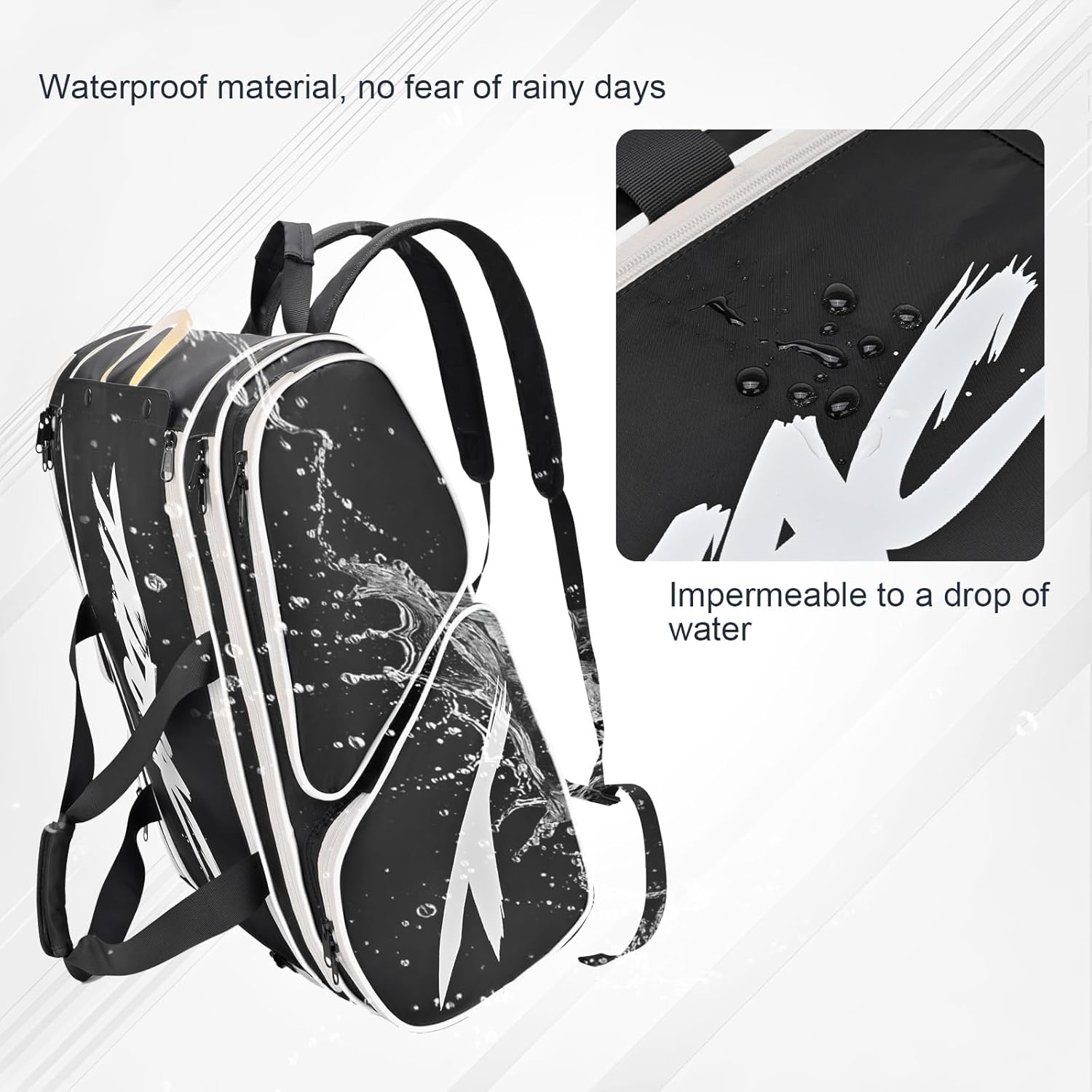 TILDOSAC Bolsa de pickleball \u2013 Bolsa grande de paleta para 4 p...