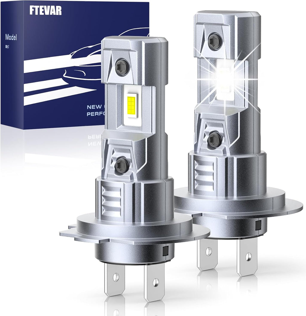FTEVAR Bombillas LED H7, 30000LM, sin ventilador, Plug and Play, pa...