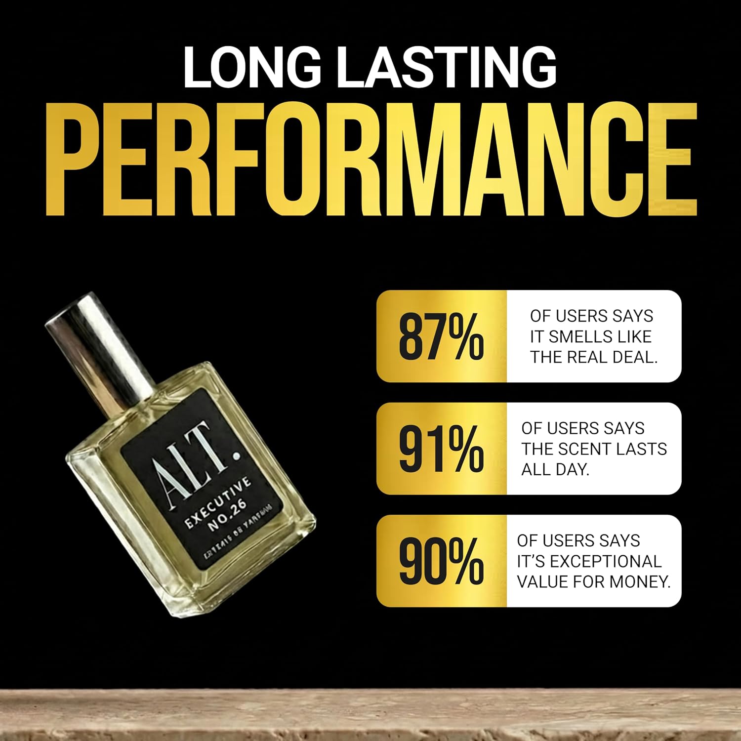 ALT. Fragrances Executive nro. 26 Extrait de Parfum para hombres, 3...