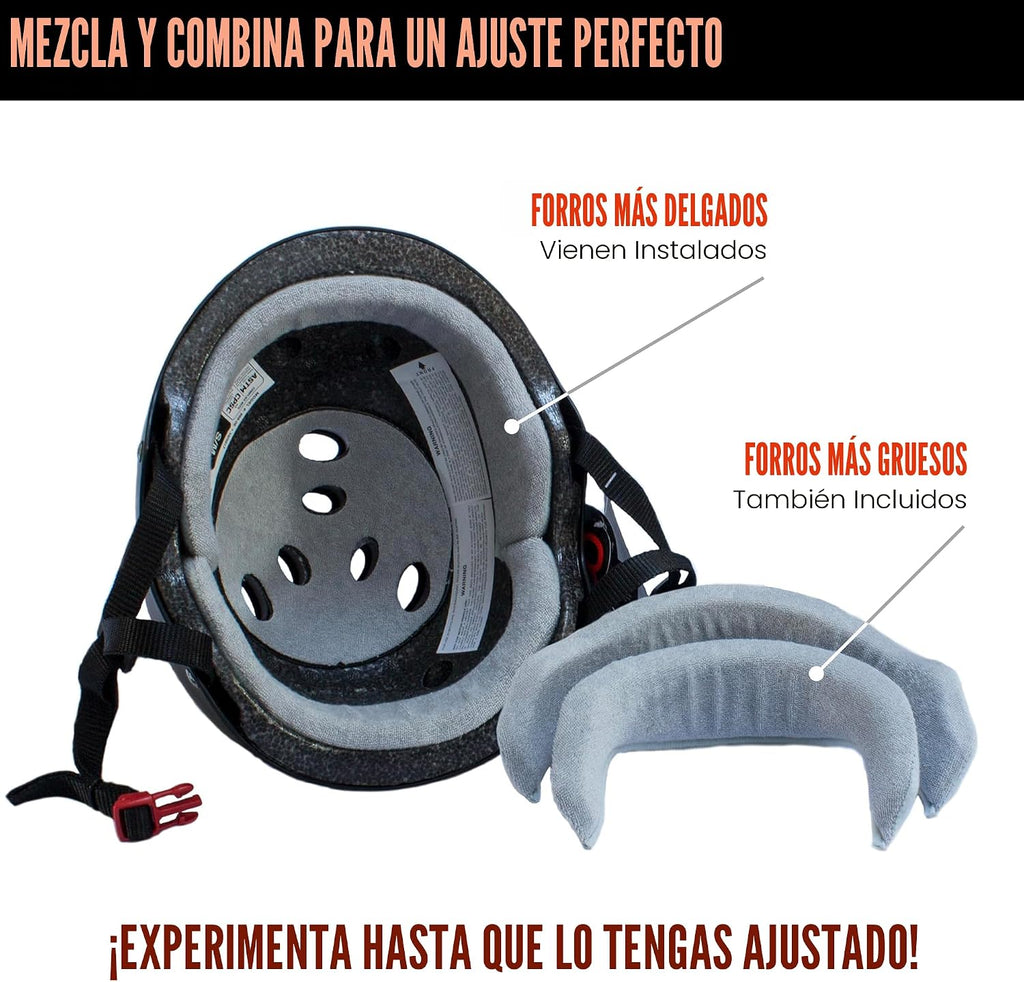 Triple Eight Casco certificado Sweatsaver para patineta, BMX, Rolle...