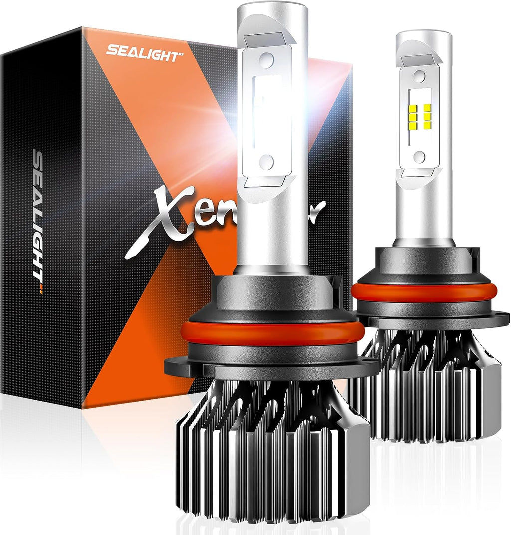 SEALIGHT Bombillas LED antiniebla 9007\/HB5, 8 bombillas de uso tod...