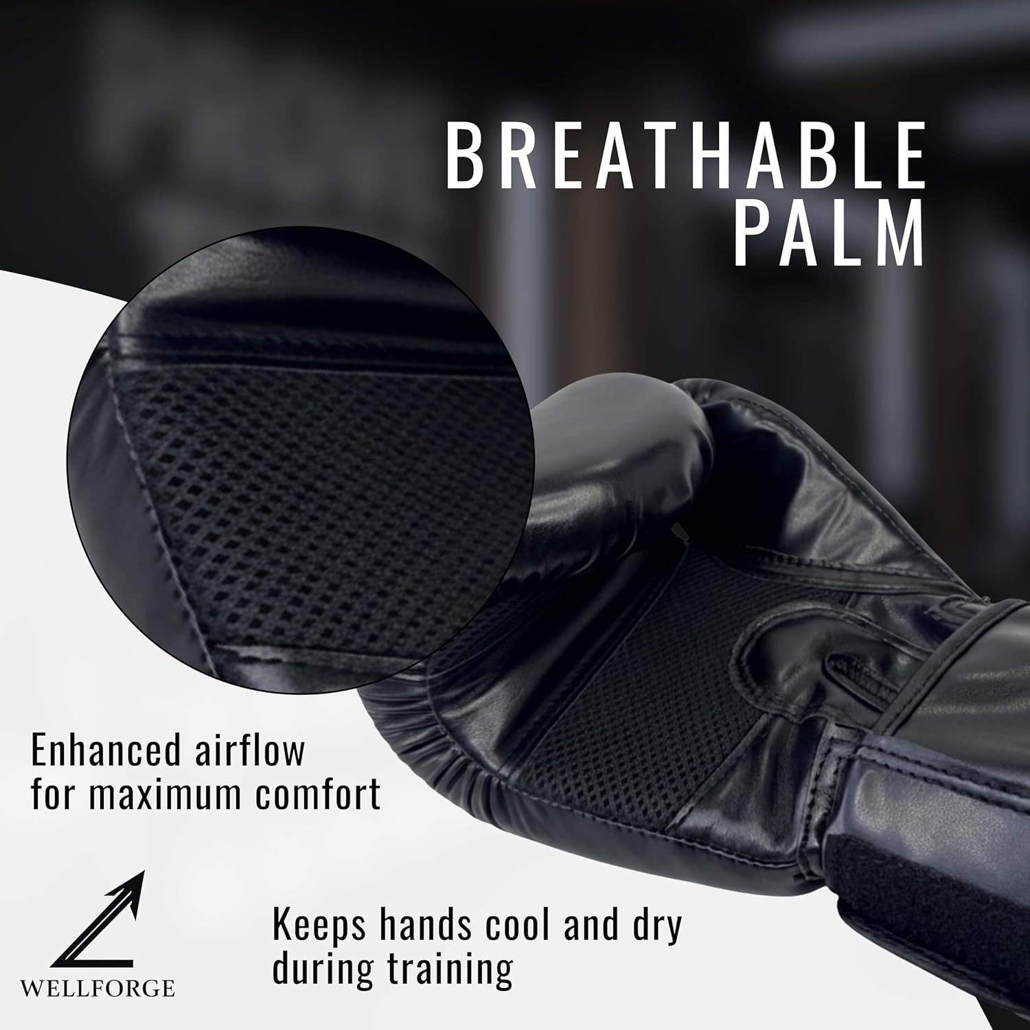 Wellforge - Guantes de boxeo de 10 onzas \/ 12 onzas para entrenami...