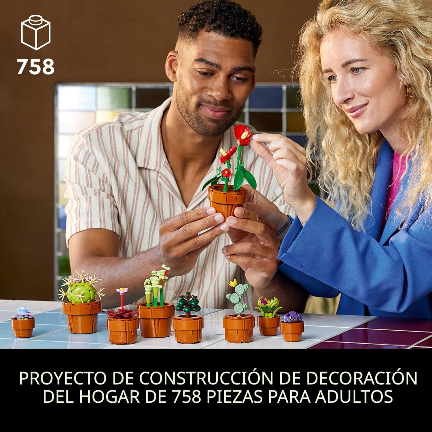 LEGO Botanicals Plantas Pequeñas - Juego de construcción de plantas...