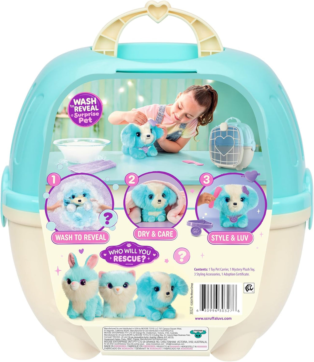 SCRUFFALUVS Blue Surprise Pet, juguetes de peluche misteriosos, ani...