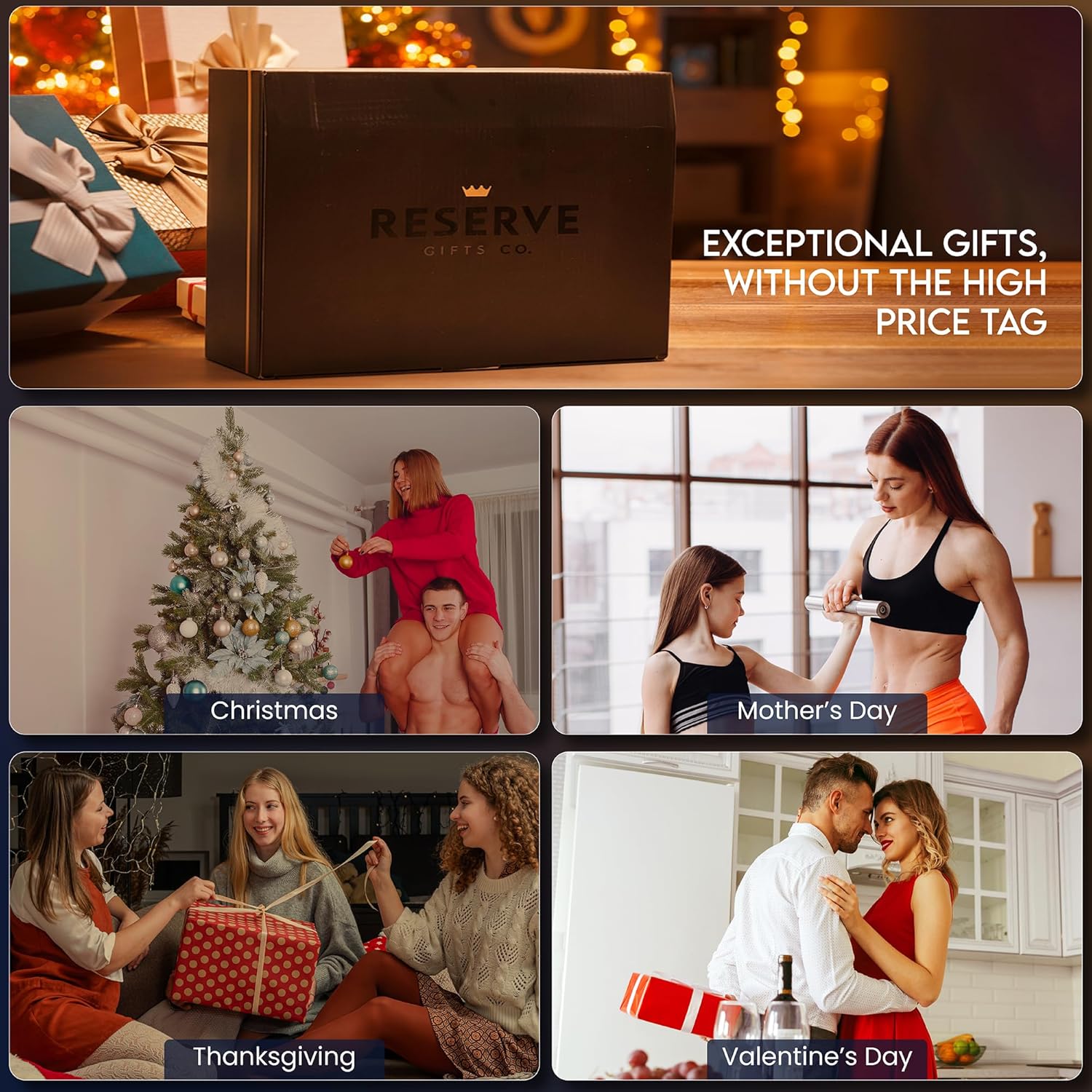 Reserve Gifts Co. Pistola de masaje de regalo con estuche de transp...