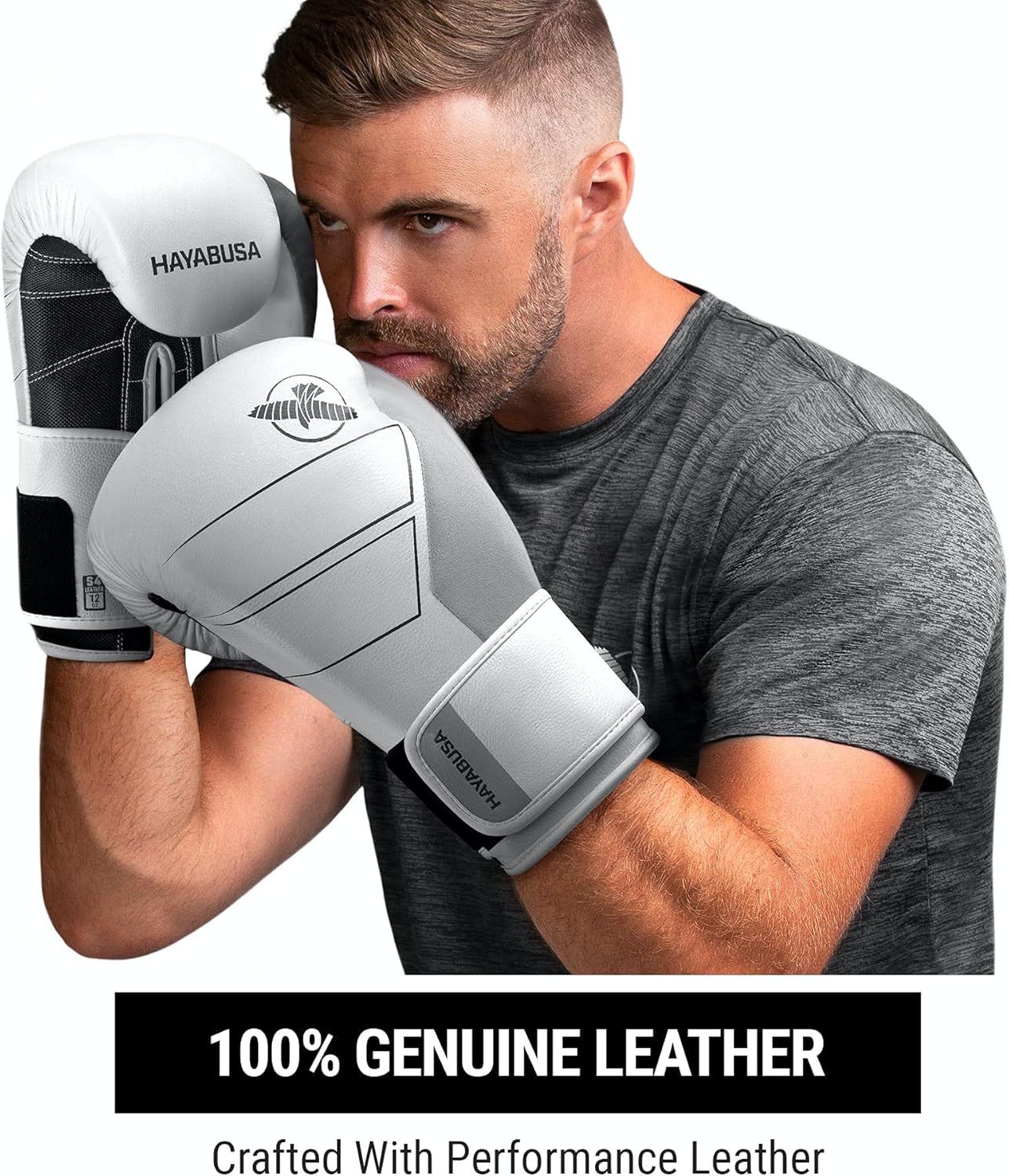 Hayabusa S4 - Guantes de boxeo de cuero para mujer y hombre