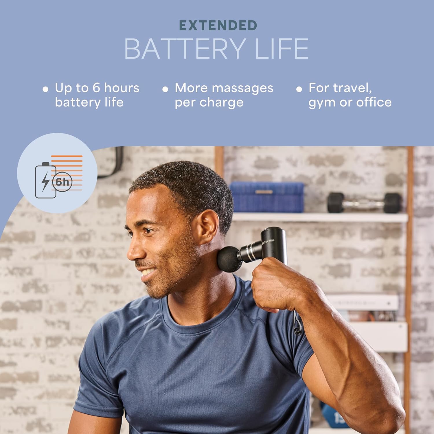 Lifepro DynaMini - Pistola de masaje de percusión apta para FSA HSA...