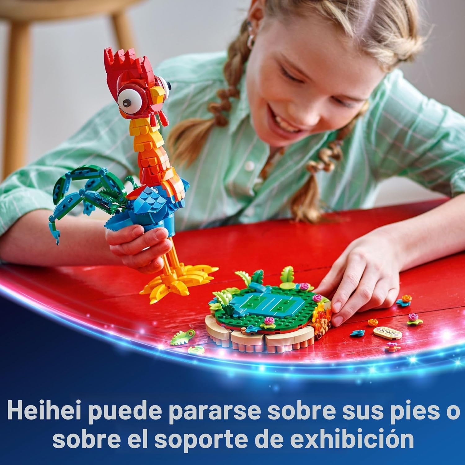 LEGO Disney Moana 2 Heihei - Juguete de construcción para niños, ni...