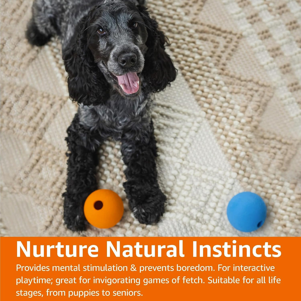 Amazon Basics Juguetes para Perros, Pelotas de Goma Interactivas pa...