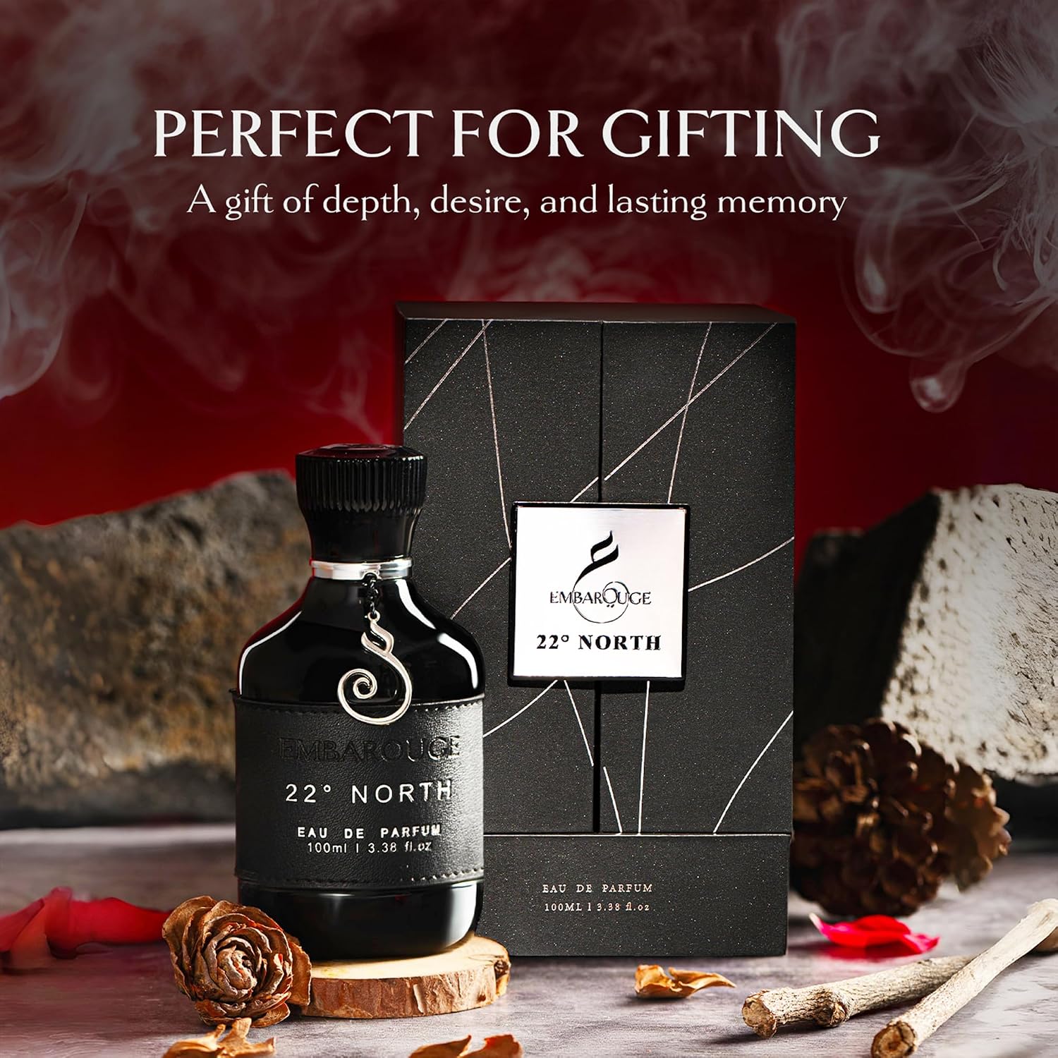 EMBAROUGE 22° North Eau De Parfum | Perfume de lujo de larga duraci...