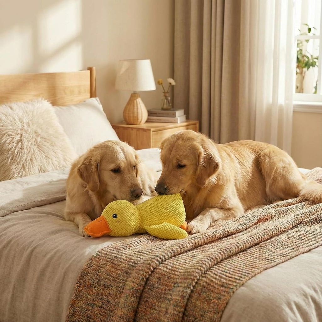 Paw-FECT Piece - Juguete calmante de felpa para perro, con sonido d...